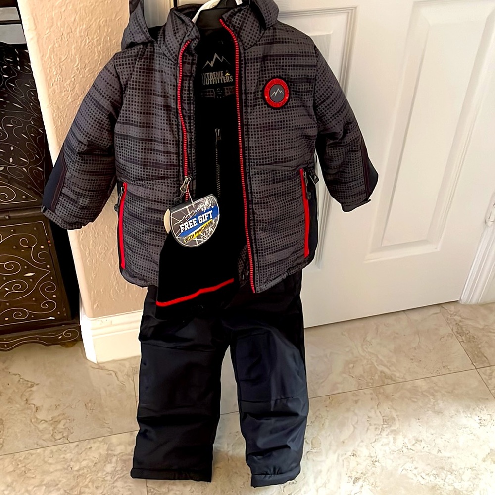 Brand new boys ski bib and jacket set!